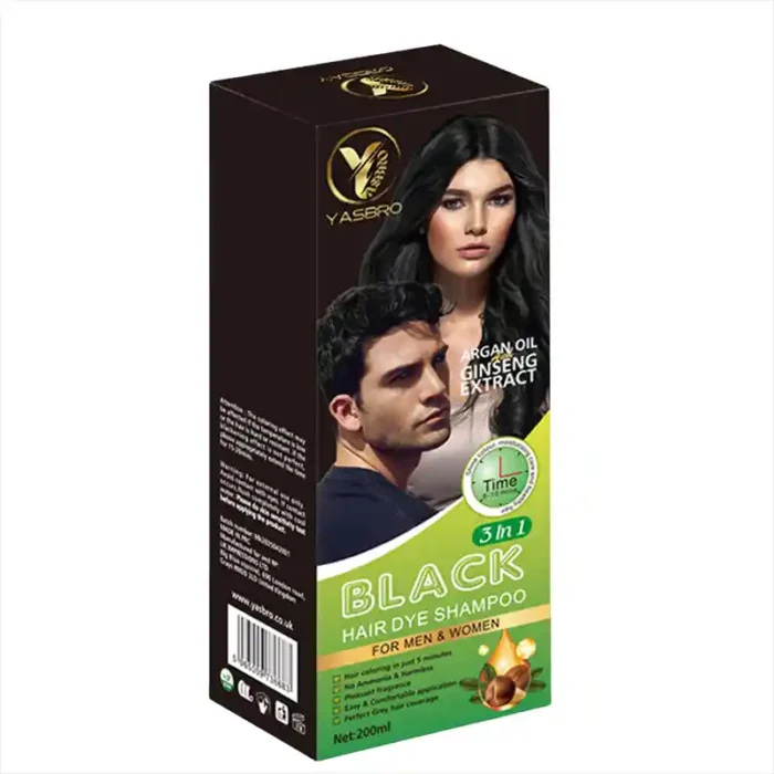 Black Hair Dye Shampoo for Grey Hair